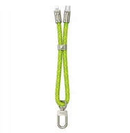 Kable USB - HOCO kabel Typ C do Lightning w formie smyczki PD 20W GH5 0,22 m zielony - miniaturka - grafika 1