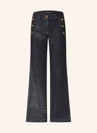 Moda i Uroda OUTLET - Luisa Cerano Jeansy Bootcut blau - miniaturka - grafika 1