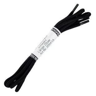 Fox Outdoor Sznurowadła Wojskowe 70cm Czarne - Czarny - Akcesoria obuwnicze - miniaturka - grafika 1