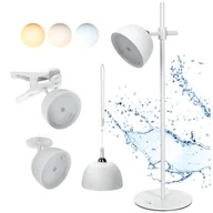 Lampy stojące - Lampka LED 3,5W FLORENCE regulacja barwy światła BIAŁA 4w1 ładowanie USB - miniaturka - grafika 1