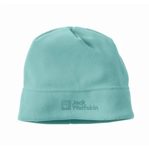 Czapka polarowa Jack Wolfskin REAL STUFF BEANIE sea foam - ONE SIZE - Czapki męskie - miniaturka - grafika 1