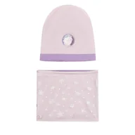 Czapki dla dzieci - Komplet czapka i komin Frozen ACCCS-AW23-36DFR Fioletowy - miniaturka - grafika 1