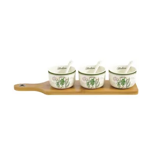 Zestaw na dipy 3szt Nuova R2S Cuisine Maison kod: 894 HERB - Tace i patery - miniaturka - grafika 1