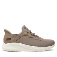Sneakersy damskie - Sneakersy Skechers Bobs Sport Squad Chaos 117500/TPE Beżowy - miniaturka - grafika 1