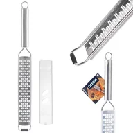 Siekacze tarki i szatkownice - TARKA KUCHENNA PŁASKA DO WARZYW SERA ZIEMNIAKÓW STALOWA 38CM ORION 144810 - miniaturka - grafika 1