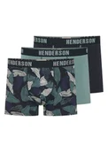 Majtki męskie - Bokserki (dłuższa nogawka) Scope Henderson 3-pak granatowy, zielony szałwiowy M - miniaturka - grafika 1