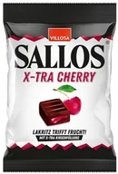 Cukierki - SALLOS X-tra Cherry cukierki lukrecjowe z nadzieniem wiśniowym 150g 25 sztuk - miniaturka - grafika 1
