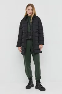 Emporio Armani kurtka damska kolor czarny zimowa - Kurtki damskie - miniaturka - grafika 1