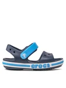 Buty dla chłopców - Crocs Sandały Bayaband Sandal K 205400 Granatowy - miniaturka - grafika 1