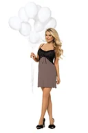 Piżamy damskie - HALKA TATIANA (kolor granat, rozmiar 2xl) - miniaturka - grafika 1