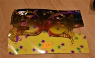 Dodatki do strojów karnawałowych - Okulary motyl bal karnawał - miniaturka - grafika 1
