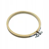 Pasmanteria - TAMBOREK drewniany bambusowy obręcz do haftu 12cm - miniaturka - grafika 1