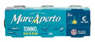 Mare Aperto Tonno 3x80g włoski tuńczyk w oliw - Konserwy i dania rybne - miniaturka - grafika 1