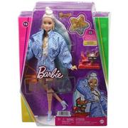 Lalki dla dziewczynek - Lalka Barbie Extra Niebieski komplet Blond włosy HHN08 - miniaturka - grafika 1