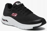 Sneakersy męskie - Skechers Buty Męskie Sneakersy Arch Fit Czarne 47,5 Eu - miniaturka - grafika 1