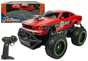 Auto zdalnie sterowane R/C 6.5 km/h czerwone - Leantoys - Zabawki zdalnie sterowane - miniaturka - grafika 1