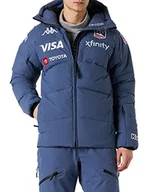 Kurtki męskie - Kappa Męska kurtka 6cento 662b Us Blue Fiord-Black, M, Niebieski fiord - czarny, M - miniaturka - grafika 1
