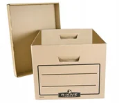 Pudła i kartony archiwizacyjne - Fellowes Pudło archiwizacyjne ze zdejmowanym wiekiem - R-kive Basics 0020303 - miniaturka - grafika 1