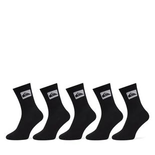 Zestaw 5 par wysokich skarpet unisex Quiksilver EQYAA04066 Czarny - Skarpetki męskie - miniaturka - grafika 1
