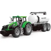 Samochody i pojazdy dla dzieci - TRAKTOR Z PRZYCZEPĄ ZABAWKA DLA DZIECI - miniaturka - grafika 1