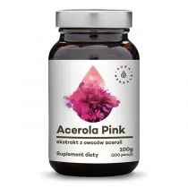 AURA HERBALS Aura Herbals Acerola Pink ekstrakt z owoców aceroli 100 g - Przeziębienie i grypa - miniaturka - grafika 1