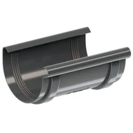 Rynny i akcesoria - Łącznik rynny 130 PVC RAL7016 KROP - miniaturka - grafika 1