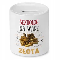 Skarbonki - Dla Sexuologa Skarbonka na Urodziny na Prezent z Nadrukiem ze Zdjęciem + Opakowanie na prezent (wzór 04) - miniaturka - grafika 1