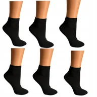 Skarpetki męskie - Stopki damskie bawełniane czarne rozmiar 36/38 5-pak - miniaturka - grafika 1