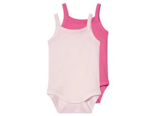 Lupilu Body niemowlęce z bawełny 2 sztuki Ciemnoróżowy/różowy 86/92 - Body dla niemowląt Lupilu Body niemowlęce z bawełny 2 sztuki Ciemnoróżowy/różowy 86/92 - Body dla niemowląt - miniaturka - grafika 1