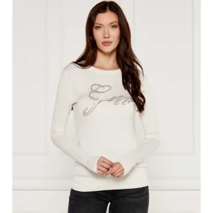 GUESS Sweter | Slim Fit - Swetry damskie - miniaturka - grafika 1