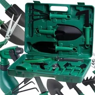 Łopaty i widły - Narzędzia Ogrodnicze Nożyce Łopatka Walizka 10 El. - miniaturka - grafika 1