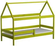 Łóżka dla dzieci i młodzieży - Zielone łóżko dziecięce typu domek Petit 3X 180x80 cm - miniaturka - grafika 1