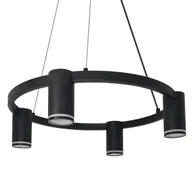 Lampy sufitowe - Lampa zwieszana Paris 326195 Polux do salonu metalowy czarny - miniaturka - grafika 1