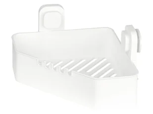 LIVARNO home Uchwyt na ręczniki/ półka narożna/ półka prysznicowa z przyssawką (Regał narożny) - Akcesoria łazienkowe - miniaturka - grafika 1