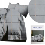 Pościel - Pościel 160x200 3 części satyna bawełniana AIDA komplet 2x poszewka - miniaturka - grafika 1