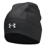 Czapki damskie - Czapka zimowa Under Armour Męska Jesienna 1380001-001 Do biegania Czarna - miniaturka - grafika 1