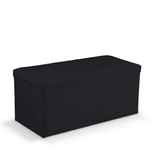Dekoria.pl Dekoria.pl Skrzynia tapicerowana czarny 90 × 40 × 40 cm Etna 525-705-00 - Pufy i podnóżki - miniaturka - grafika 1