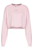 Bluzy damskie - Bluza damska Reebok CL Wide krótka różowa-S - miniaturka - grafika 1