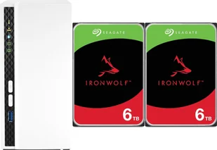 Serwer plików Qnap TS-233 + 2x Seagate IronWolf 6TB ST6000VN006 - Serwery plików NAS i macierze dyskowe - miniaturka - grafika 1