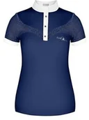 Koszulki jeździeckie - Fair Play Koszulka konkursowa ROZZIE granatowa - - miniaturka - grafika 1