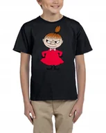 Moda i Uroda OUTLET - 3058 KOSZULKA DZIECIĘCA MUMINKI MAŁA MI 116 CZARNA - miniaturka - grafika 1