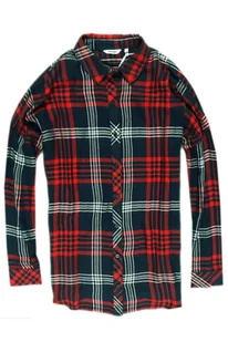 WRANGLER LOOSE SHIRT NAVY - Koszule damskie - miniaturka - grafika 1