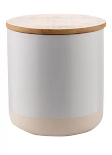 Ladelle POJEMNIK KUCHENNY Z POKRYWKĄ Ladelle Canister Host White 10 cm - biały L62542 - Pojemniki kuchenne - miniaturka - grafika 2