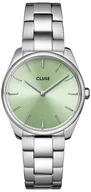 Zegarki damskie - Zegarek Cluse CW11215 Féroce Petite Steel Green Silver - miniaturka - grafika 1
