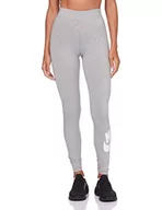 Legginsy - Nike Damskie legginsy W NSW Essntl Gx Hr Lggng JDI, szary wrzos/biały, XXL - miniaturka - grafika 1