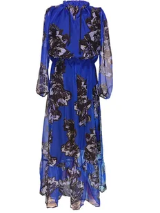 Sukienka długa kobalt - Sukienki - miniaturka - grafika 1