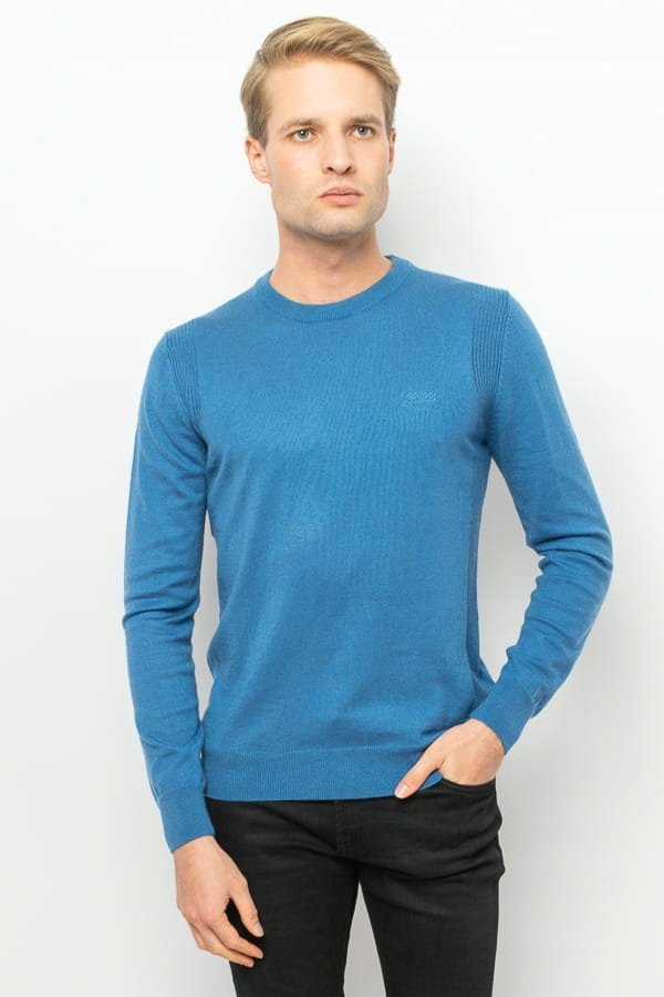 SWETER MĘSKI GUESS M2BR04 Z142 NIEBIESKI - XXL