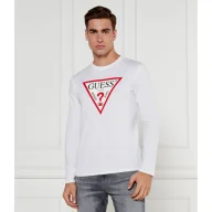 Koszulki męskie - GUESS Longsleeve Slim Fit - miniaturka - grafika 1