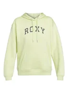 Bluzy damskie - Roxy Top Surf Stoked Bluza Brushed E Kobieta Zielony S - miniaturka - grafika 1