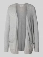 Swetry damskie - Kardigan o kroju regular fit z mieszanki wiskozy model ‘LESLY’ - miniaturka - grafika 1